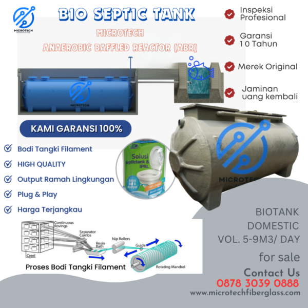 Bio Septic Tank Microtech Volume 5 Kubik