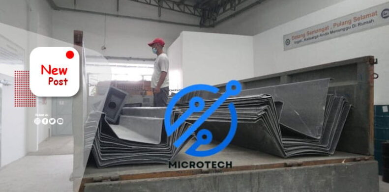 Jual talang air fiberglass